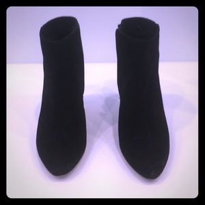 J Crew pointed toe, black boots